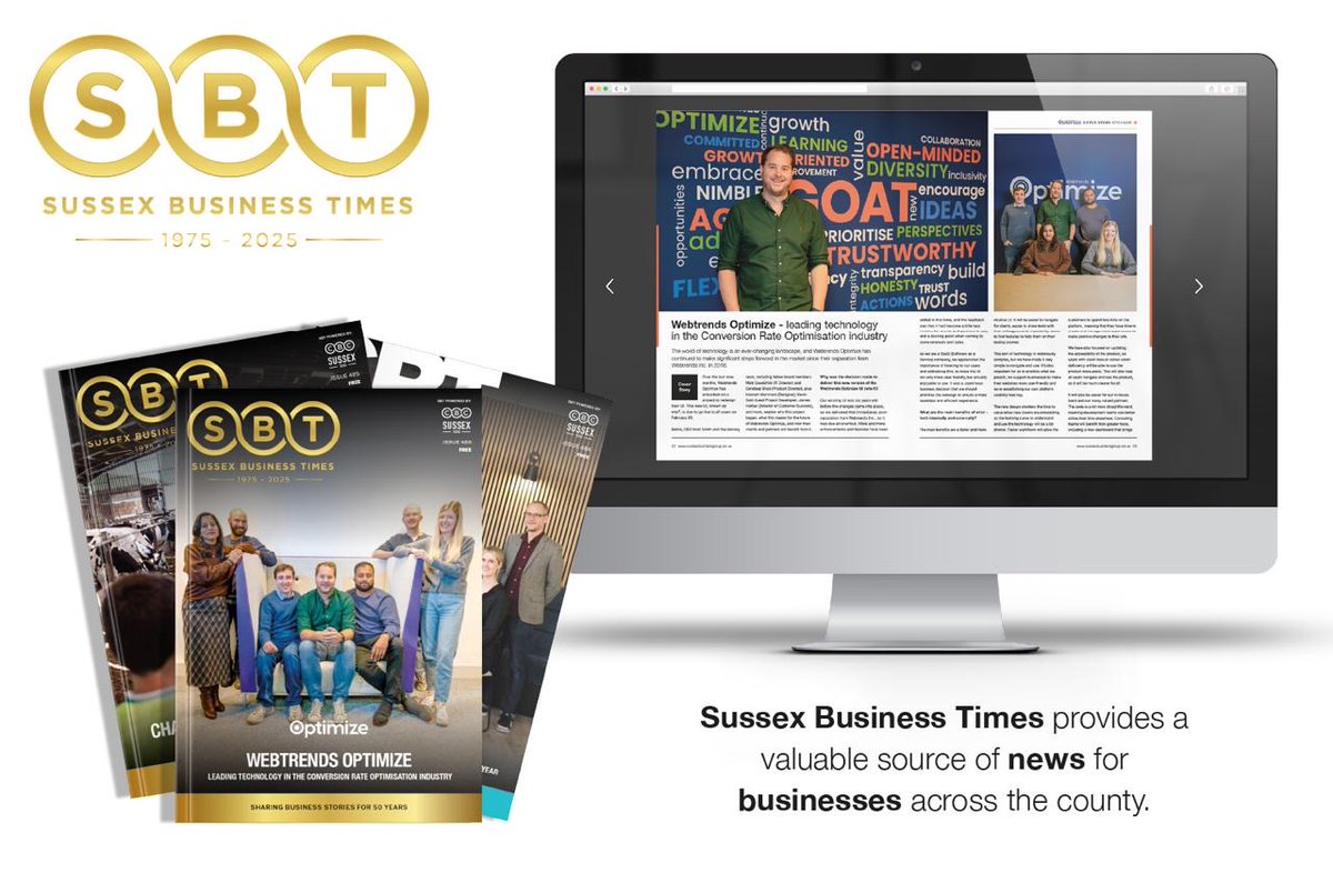 CBCSussex's tweet photo. 🚀 The Latest Issue of Sussex Business Times is OUT NOW 📖
Quite fitting that the theme of this month's issue is about Success....
Grab a coffee and enjoy the issue here 👉 https://t.co/Ffs88hCnEj
#Business #Publication #InspirationalStories #50Years #DifferentHats https://t.co/4oG73lxl1H