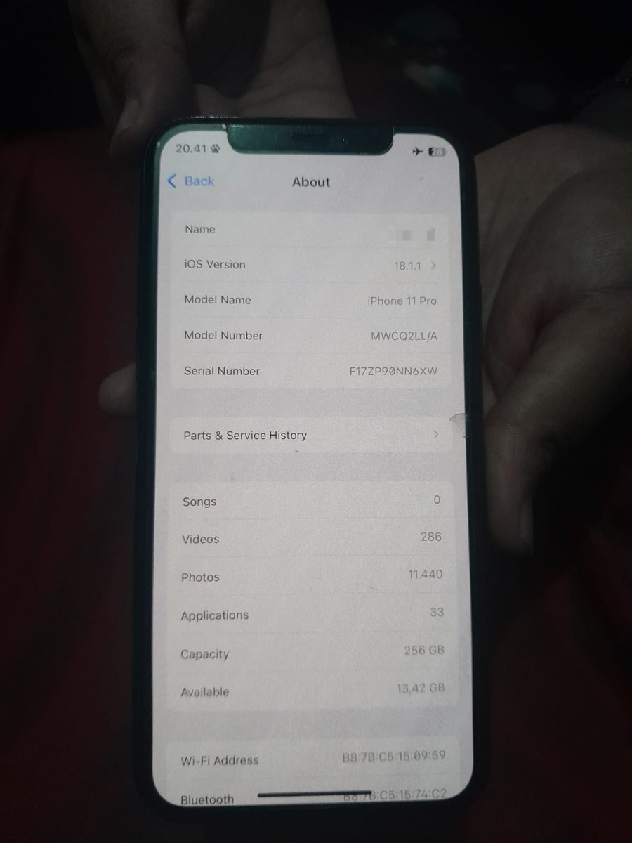 Nancy_JMD's tweet photo. WTS iPhone 11 Pro - 256 GB 

‼️5,2 Juta Nego tipis‼️
Box ada ✅️
Casan ✅️
Pemakaian rapih masih bagus dan mulus no lecet karena depan belakang dipake anti gores✅️
📍 Tangerang Selatan, Serpong
Bisa cod area Tangsel dan sekitarnya.

#zonauang #zonajajan #zonaBU https://t.co/KkBXYZo27i
