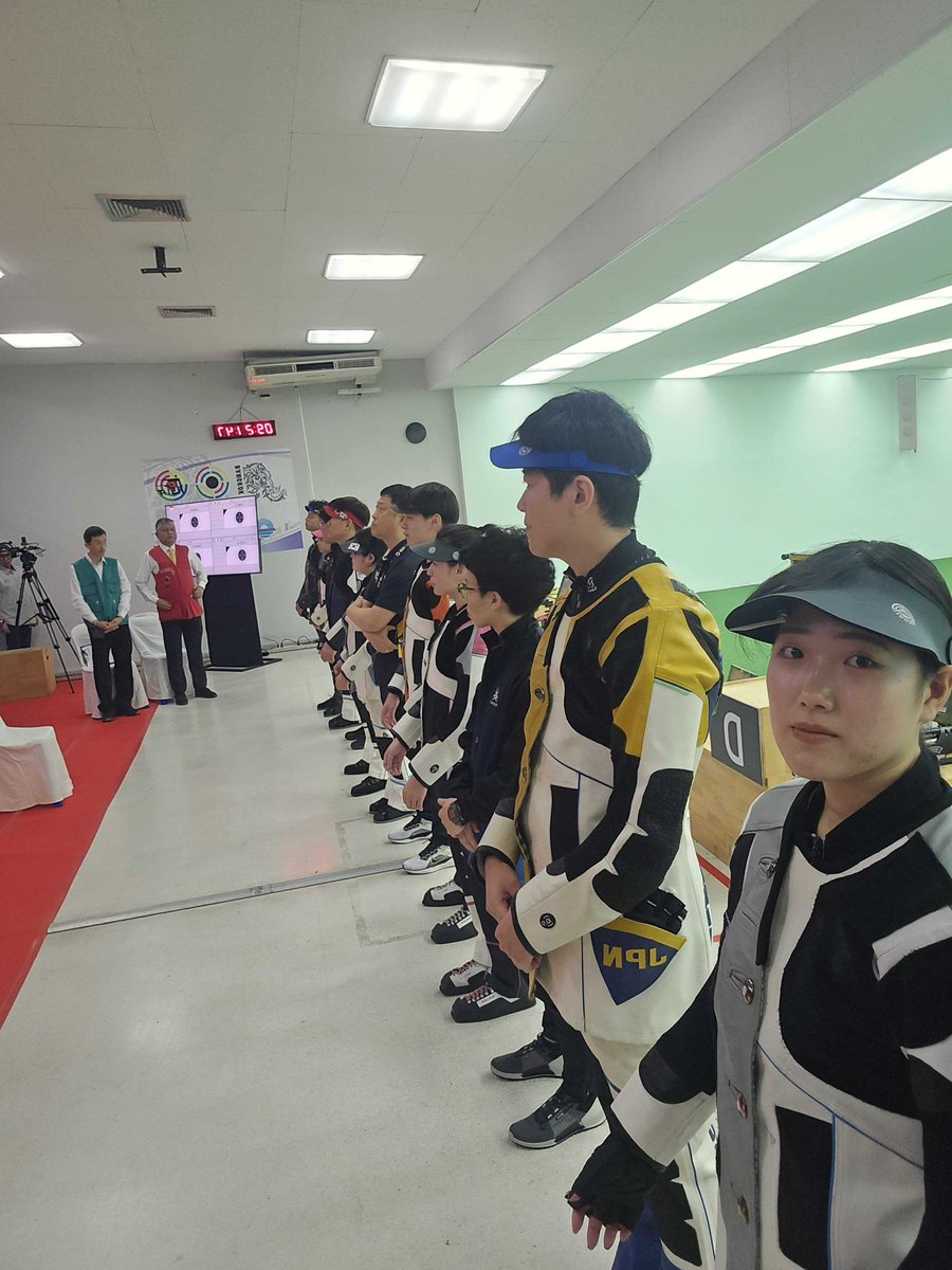 riflesports_jp's tweet photo. アジアンカップ　2025バンコク
エアライフルミックスチーム　
岡田直也(ALSOK) 野畑美咲(明治大学)
銅メダル🥉獲得しました！
#riflesports_jp 
#ALSOK
 #Meiji_Univ_koho https://t.co/rG0sqeueJ3