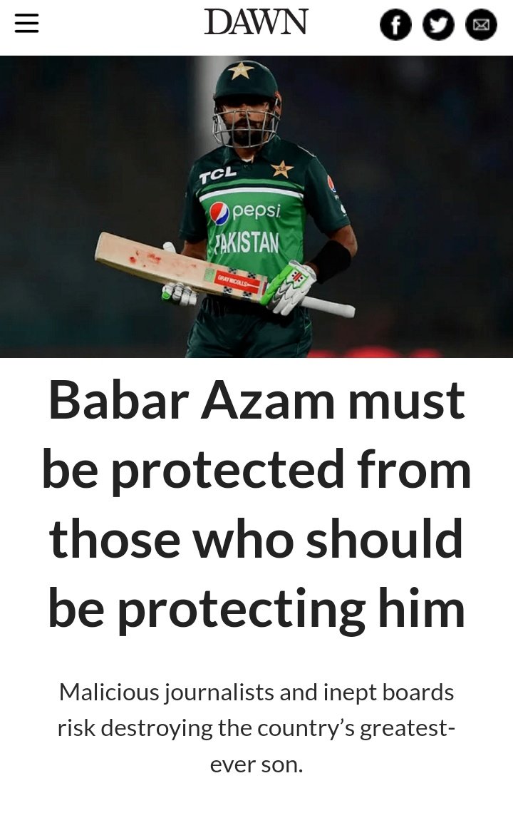 starrymm426's tweet photo. Let Babar play at 3. Give Babar Azam his number 3 position back in ODIs. Your pathetic captain and coach are ruining his career. Save Babar Azam from his disgusting management @MohsinnaqviC42 @TheRealPCB #StopPlayingWithBabarsPosition https://t.co/TNDhYxJAhq