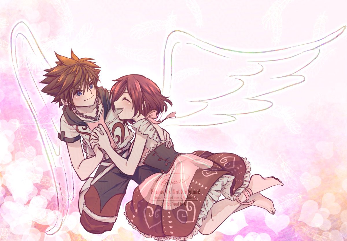 Wia_vi's tweet image. Happy Valentine 🩷

#Kingdomhearts #Sokai