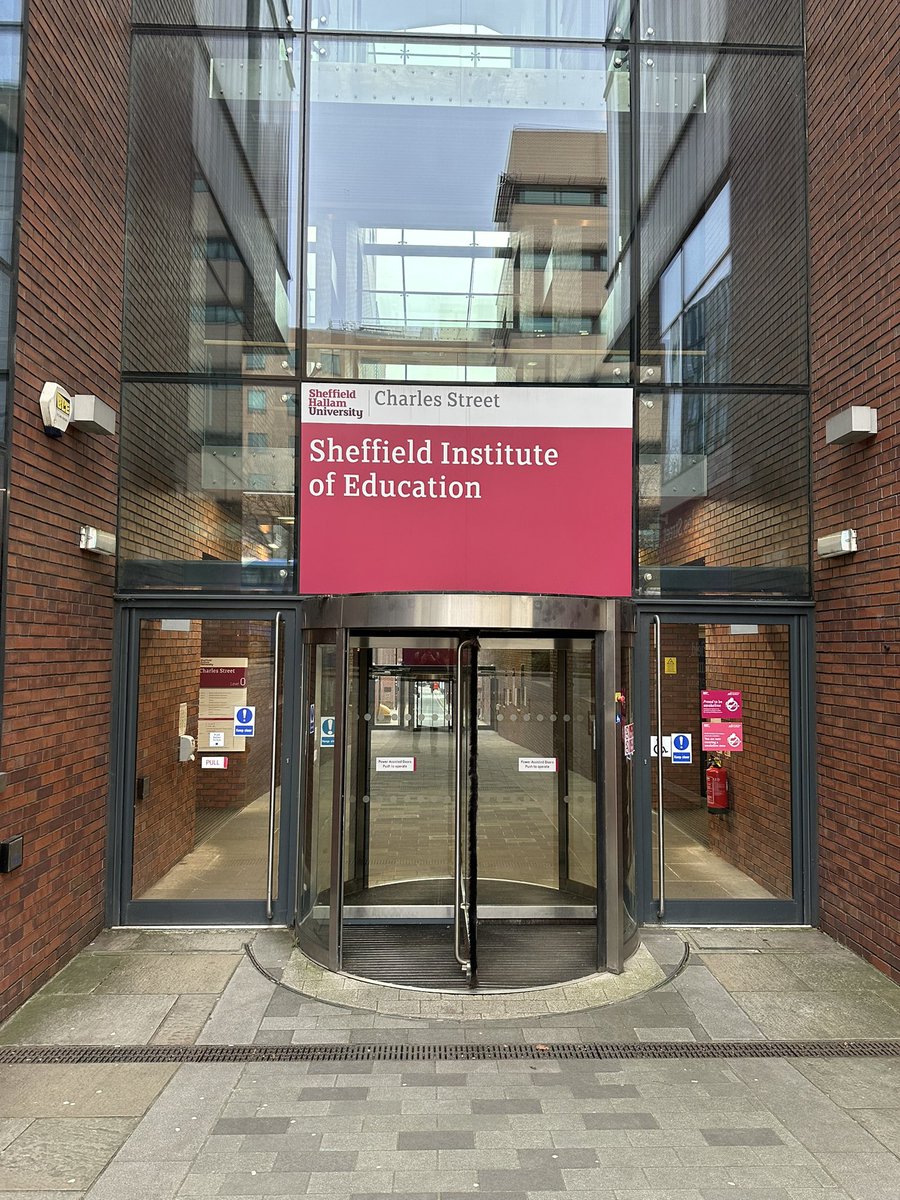 Looking forward to a morning with the geography teachers of tomorrow at <a href="/sheffhallamuni/">Sheffield Hallam University</a>!