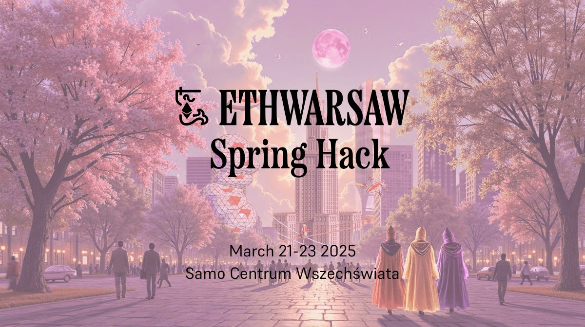 ETHWarsaw π§ββοΈπ΅π± (@ethwarsaw) on Twitter photo π§βπ»AI and blockchain builders, your time has come! On March 21-23, ETHWarsaw will host Spring HackπΈ
This will be the hackathon and conference focusing on building AI agents and using blockchains from the <a href="/ethereum/">Ethereum</a> ecosystem.
π― Spring Hack is much bigger than just a meetup or π§βπ»AI and blockchain builders, your time has come! On March 21-23, ETHWarsaw will host Spring HackπΈ
This will be the hackathon and conference focusing on building AI agents and using blockchains from the <a href="/ethereum/">Ethereum</a> ecosystem.
π― Spring Hack is much bigger than just a meetup or