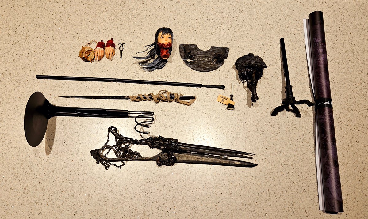 legnaju's tweet image. "Ruthless Blade" figure (1/6th Scale)
This is such a beautiful and wonderful figure!
I want to see the animation too
@POPCOSTUME 
@niconemiri 
#ruthlessbalde #Figures #figurephotography