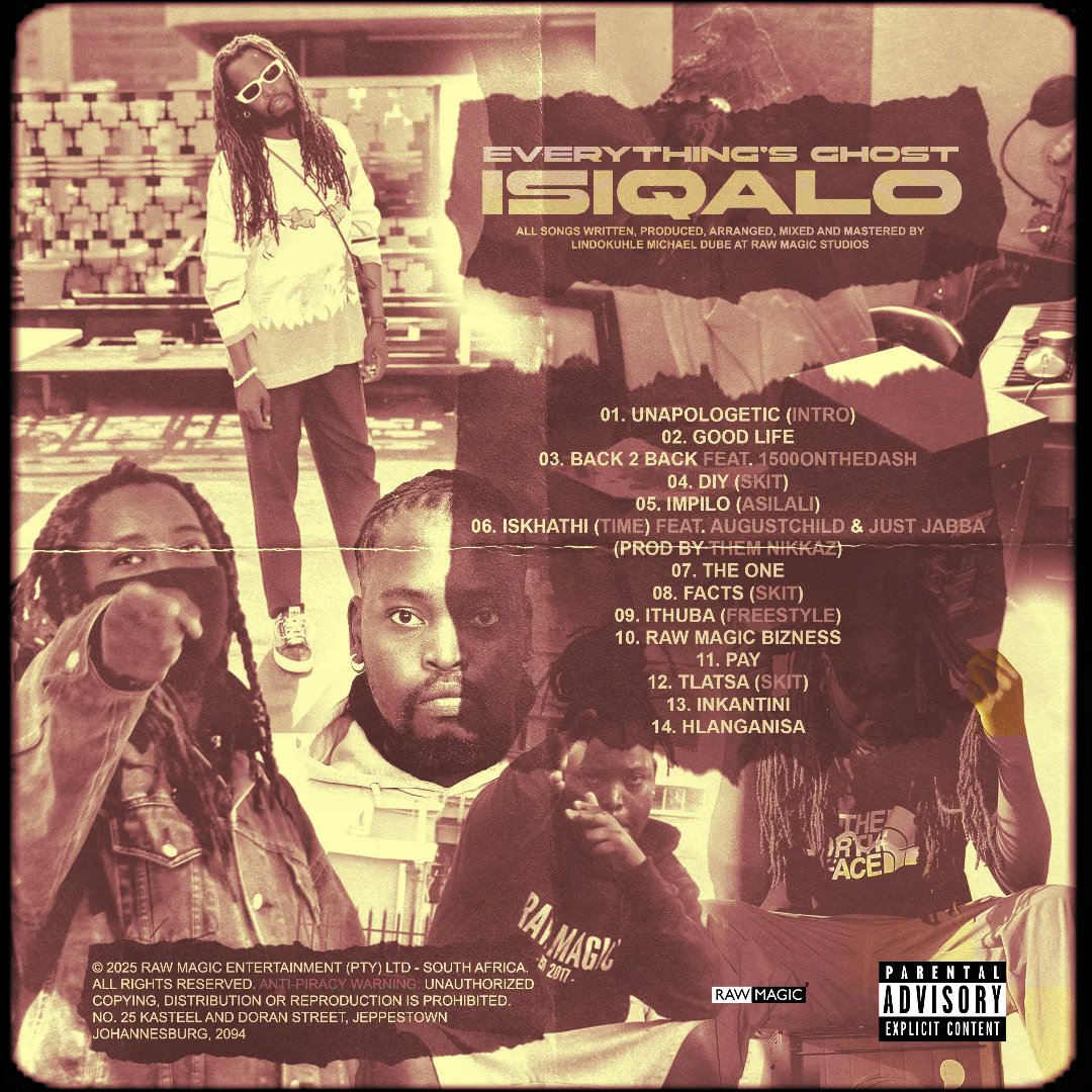 ISIQALO by <a href="/everyghostgoes/">ISIQALO</a> 🔥

PRE-ORDER NOW on your favorite DSPs📍✅

Features: <a href="/director_dylan/">Roberto Dylan</a>, @justjabba, @augustchildmusicsa, @nikkaz_rsa 

pre-save link: album.link/isiqalo

#RAWMAGICForever #RAWMAGIC #SAHipHop