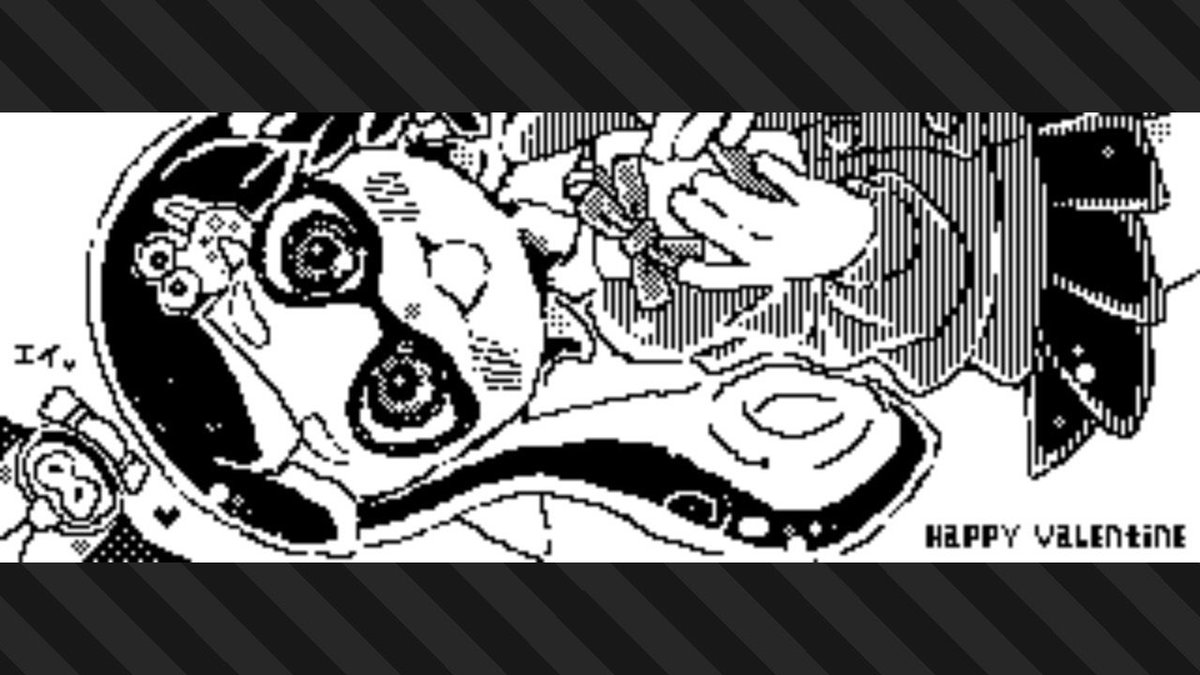 #Splatoon3 #SplatNet3
 #ValentinesDay 
マンタロー君にチョコあげてきました💝