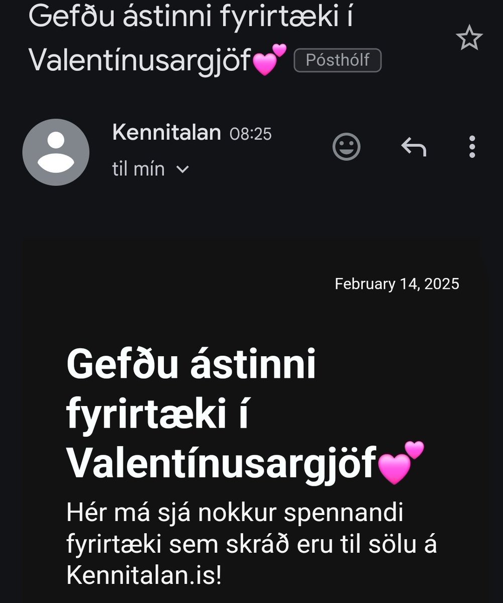 Markpóstur ársins er kominn út.