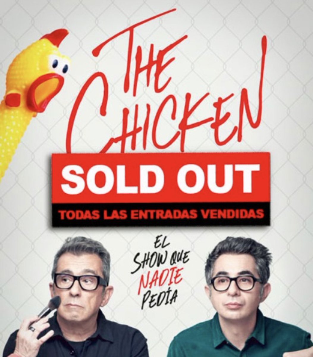 Se venden dos entradas para el Show de Buenafuente y Berto Romero el 6 de abril a las 19:00 pm en Palacio Vistalegre (Madrid) -En la web hay Sold Out-
#vendoentradas #show #madrid #buenafuenteybertoromero
