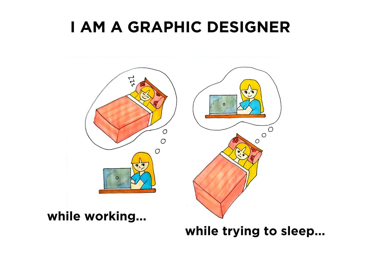 pilotcowstudio's tweet image. Are you like this too? 😅

#DesignerLife #DesignerProblem #Meme #Memes #relatable