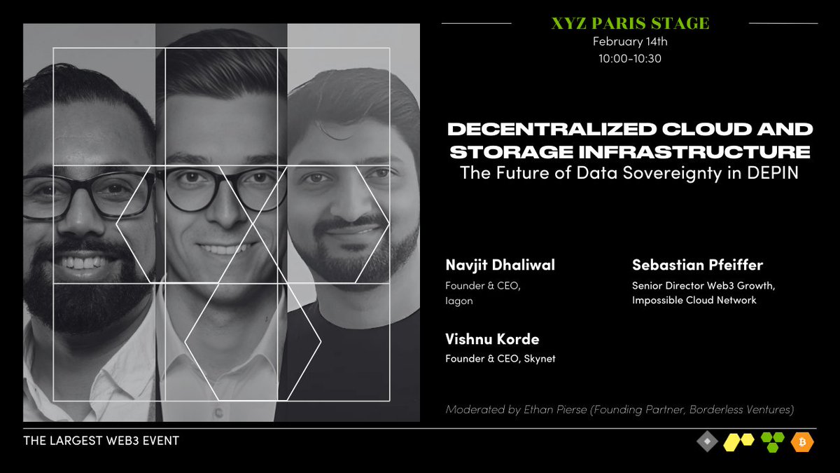 🇫🇷 It's Valentine's Day and we have arrived in the city of love! You can catch Sebastian Pfeiffer (<a href="/SeJuP123321/">Sebastian Pfeiffer</a>) , Managing Director of ICN Foundation speaking at:

- February 14: ''Decentralized Cloud and Storage Infrastructure: The Future of Data Sovereignty in DEPIN' panel at