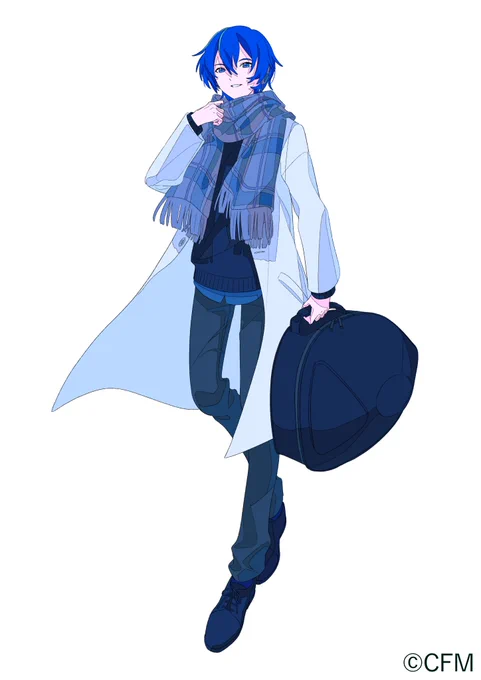 KARENTでの「KAITO 19th Anniversary」特集イラストを担当させていただきました!ぜひ特集ページから楽曲もチェックしていただけると嬉しいです!#KAITO #KAITO19th 