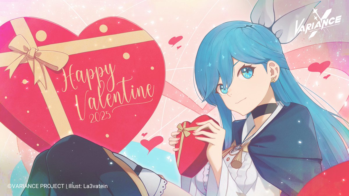Variance_Pro's tweet photo. [#ValentinesDay ]
The Variance Project team is wishing all a very Happy Valentines Day!~ 💌
🎨 by @/la3vatein
#VTuber #VarProj