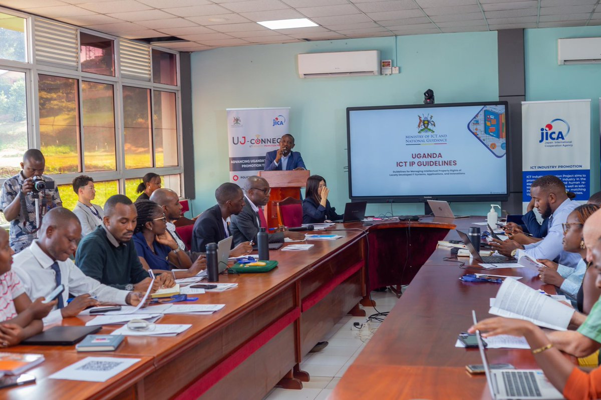 Nancy Emily๐ค (@nancyemily19) on Twitter photo Representing the Permanent Secretary, Dr. <a href="/azawedde/">Aminah Zawedde</a>, at the Uganda ICT IP Guidelines dissemination event, Mr. <a href="/MosesWatasa/">Moses Watasa</a> emphasized, โToday marks a key milestone in fostering a thriving innovation ecosystem in Uganda.โ
#IntellectualPropertyUG Representing the Permanent Secretary, Dr. <a href="/azawedde/">Aminah Zawedde</a>, at the Uganda ICT IP Guidelines dissemination event, Mr. <a href="/MosesWatasa/">Moses Watasa</a> emphasized, โToday marks a key milestone in fostering a thriving innovation ecosystem in Uganda.โ
#IntellectualPropertyUG