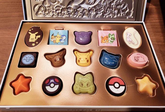ポケモンの可愛いチョコ貰った!🍫💝 