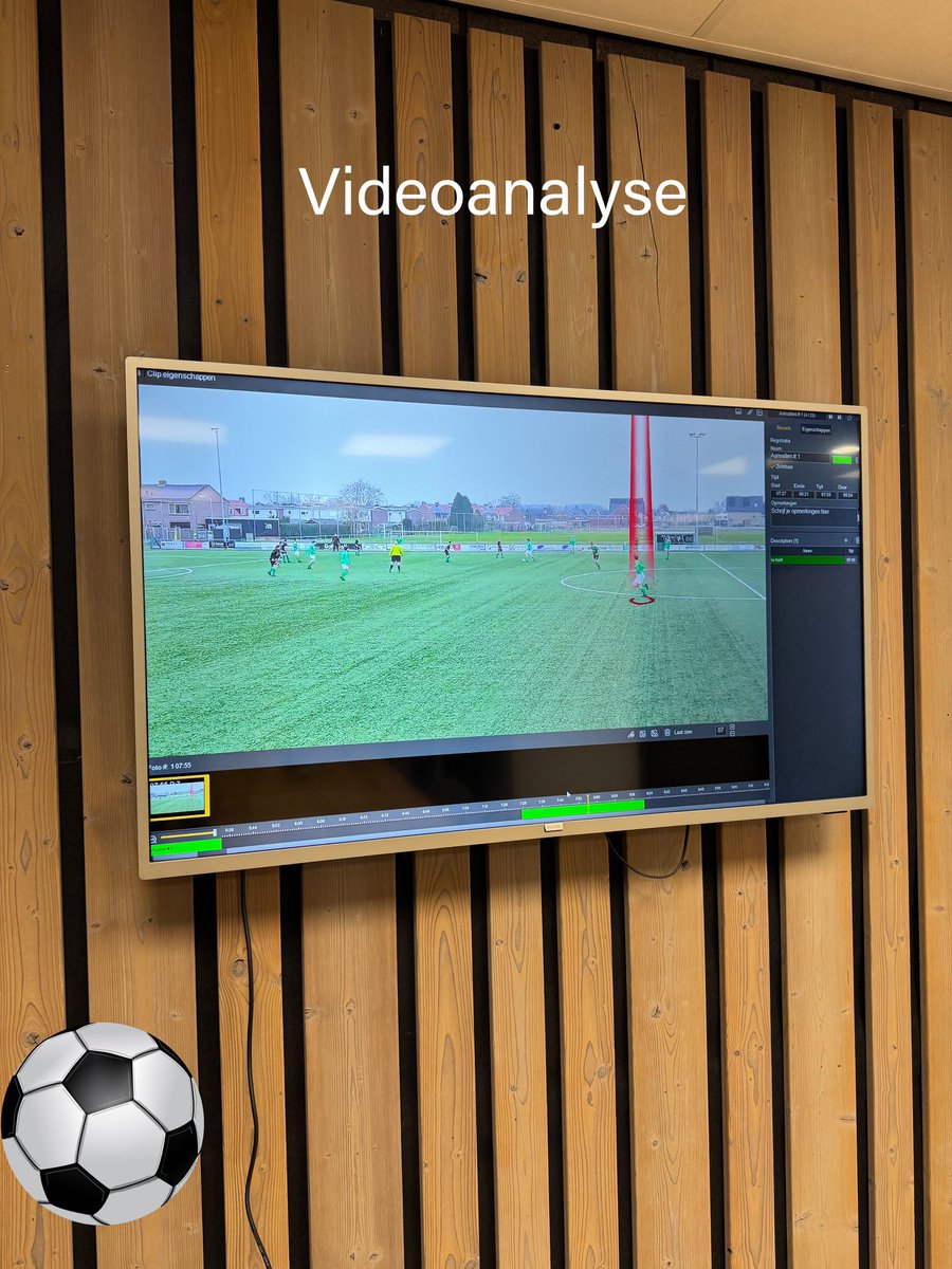 Gisteren voor de training beelden bekeken van afgelopen wedstrijd 👌🏻 alles weer gemaakt met <a href="/Nacsport/">Nacsport</a>