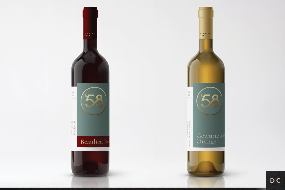 DunstarCreative's tweet image. Introducing the new branding B58 – thrilled to bring this fresh identity to life. At Beaulieu Wines, where tradition blends seamlessly with innovation, vigneron Sandy Booth is dedicated to cultivating the finest grapes to craft wines that embody character, balance & expression.