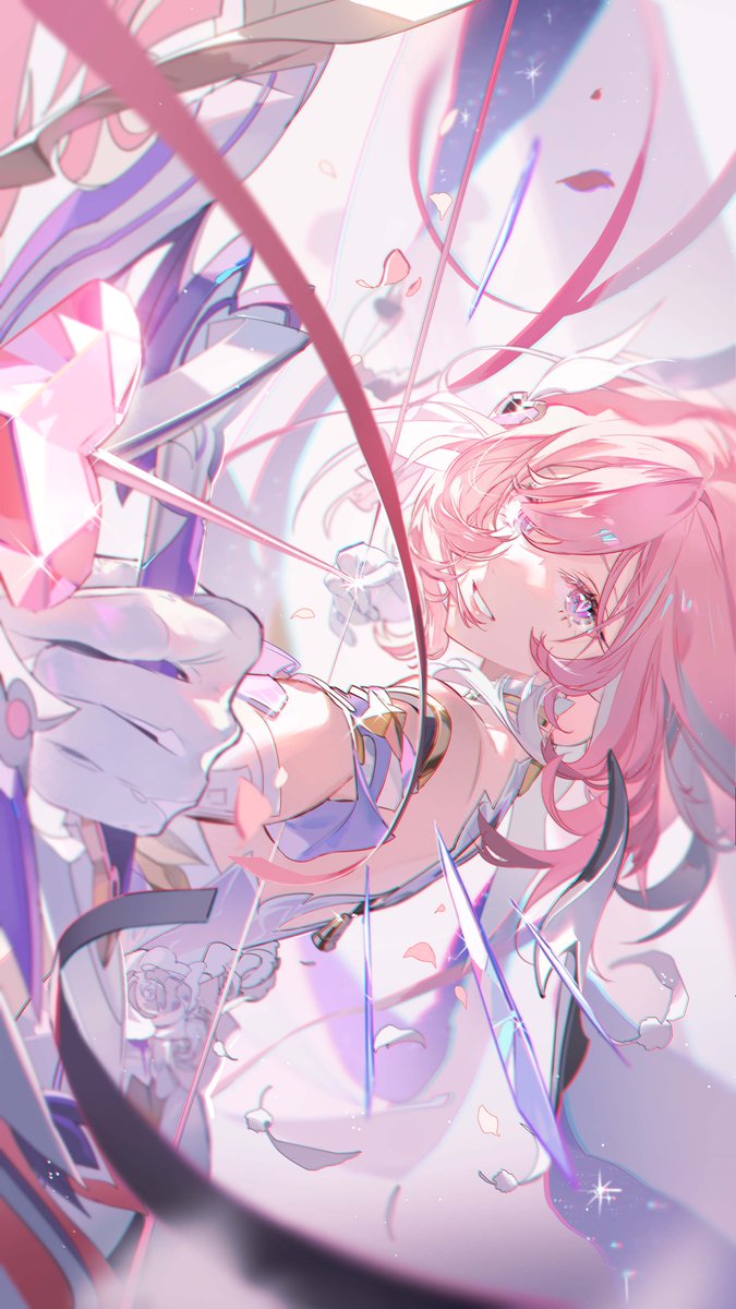 May the stars shine brightly on your path.
May the flowers bloom on your trail.
Kudos to Captain @o0Oherb  for the amazing fanwork!
#HI3Reunion 
#Elysia 
#HonkaiImpact3rd