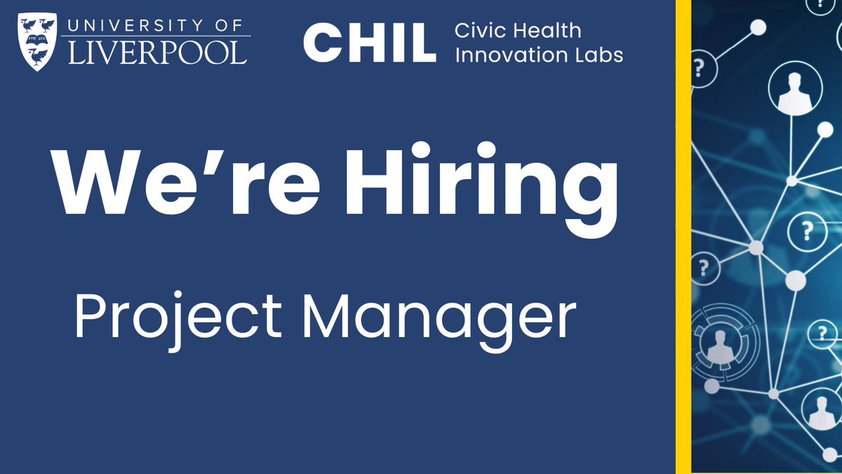 📯 We're hiring! 📯

The Liverpool City Region Civic Data Cooperative (CDC) is looking to appoint a Project Manager (Maternity Cover) to manage the delivery of CDC’s core projects.

For more information please see the full job advertisement: ow.ly/z82750V017E