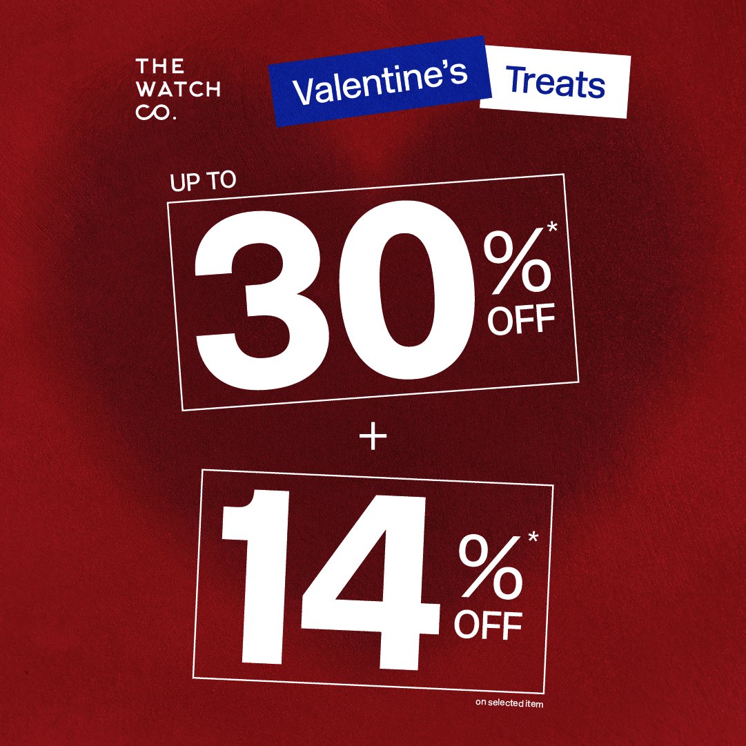 thewatchcoID's tweet photo. Time is the best gift! 💝

Tunjukkan cinta dengan jam tangan spesial dari The Watch Co. diskon hingga 30% + 14% berlaku di toko offline &amp; online.

Cek koleksi favoritmu disini https://t.co/4ageWjyUQC https://t.co/Dc3m1jeWGM