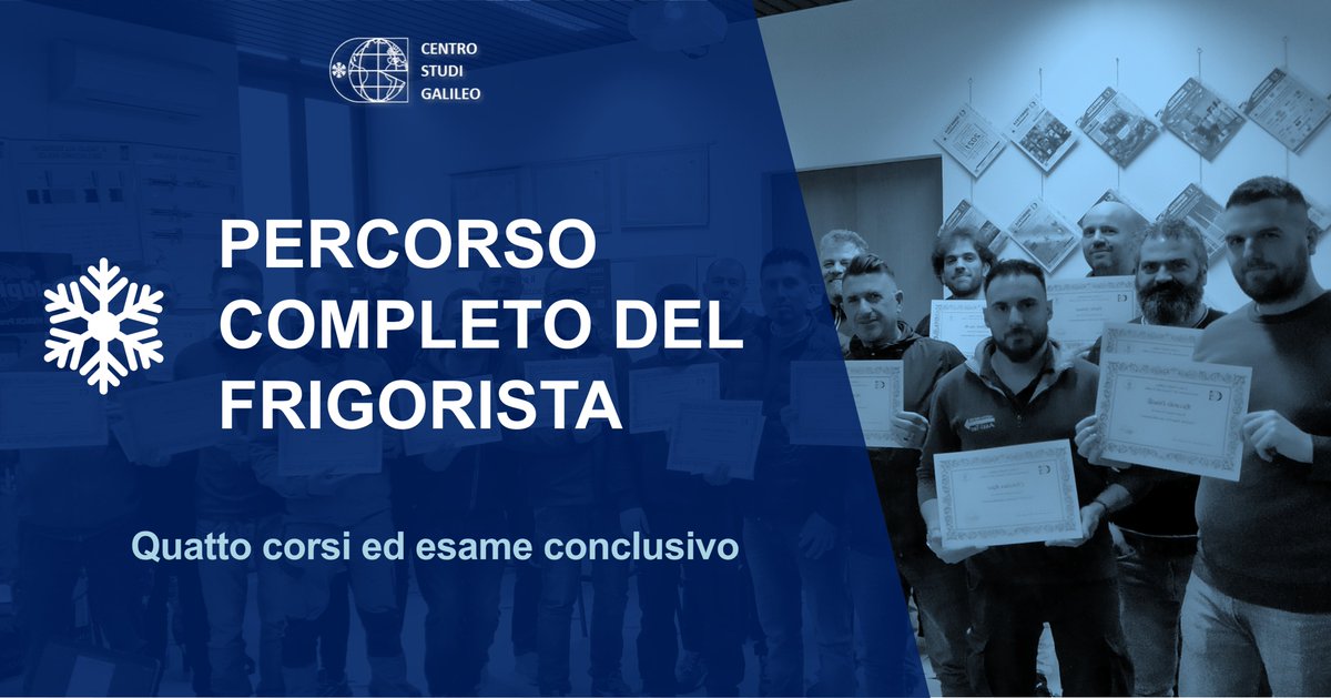 ❄ 𝗨𝗟𝗧𝗜𝗠𝗜 𝗣𝗢𝗦𝗧𝗜 𝗗𝗜𝗦𝗣𝗢𝗡𝗜𝗕𝗜𝗟𝗜 𝗣𝗘𝗥 𝗜𝗟 𝗣𝗘𝗥𝗖𝗢𝗥𝗦𝗢 𝗖𝗢𝗠𝗣𝗟𝗘𝗧𝗢 𝗗𝗘𝗟 𝗙𝗥𝗜𝗚𝗢𝗥𝗜𝗦𝗧𝗔! ❄

Dal 3 marzo 2025

Info e iscrizioni: 
centrogalileo.it/percorso-frigo…

#hvac #hvacr #centrostudigalileo #fgas #lavoro #frigoristi #frigorista #formazione