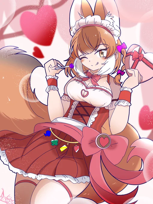 バレンタインどるちゃ#けものフレンズ #けもフレ#バレンタインデー 