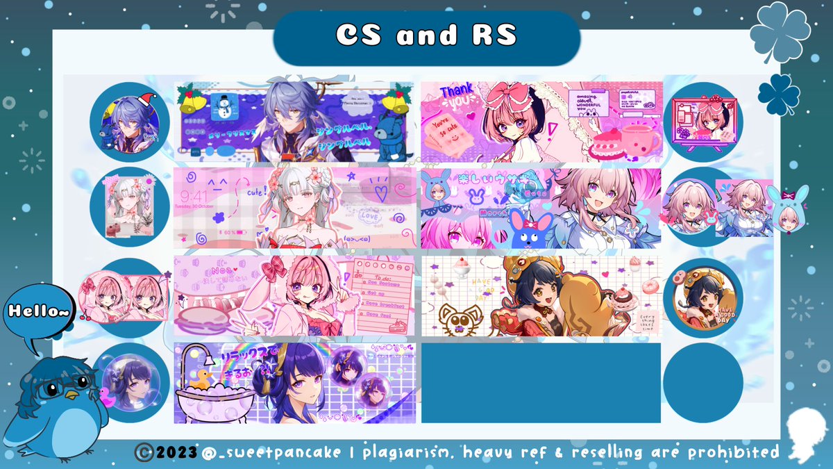 ☆【 Help RT? Thank you! 】☆

Halo! Aku bawa beberapa RS baru sama CS juga. Ada genshin, hsr, ptn, animanga, wuwa, dll. Boleh di ceki-ceki, bisa di take sekarang tanpa basa-basi 💖 Yuk jajan! Payment avail via QRIS, spay, gopay, and seabank yaa 💐

#zonauang #zonajajan