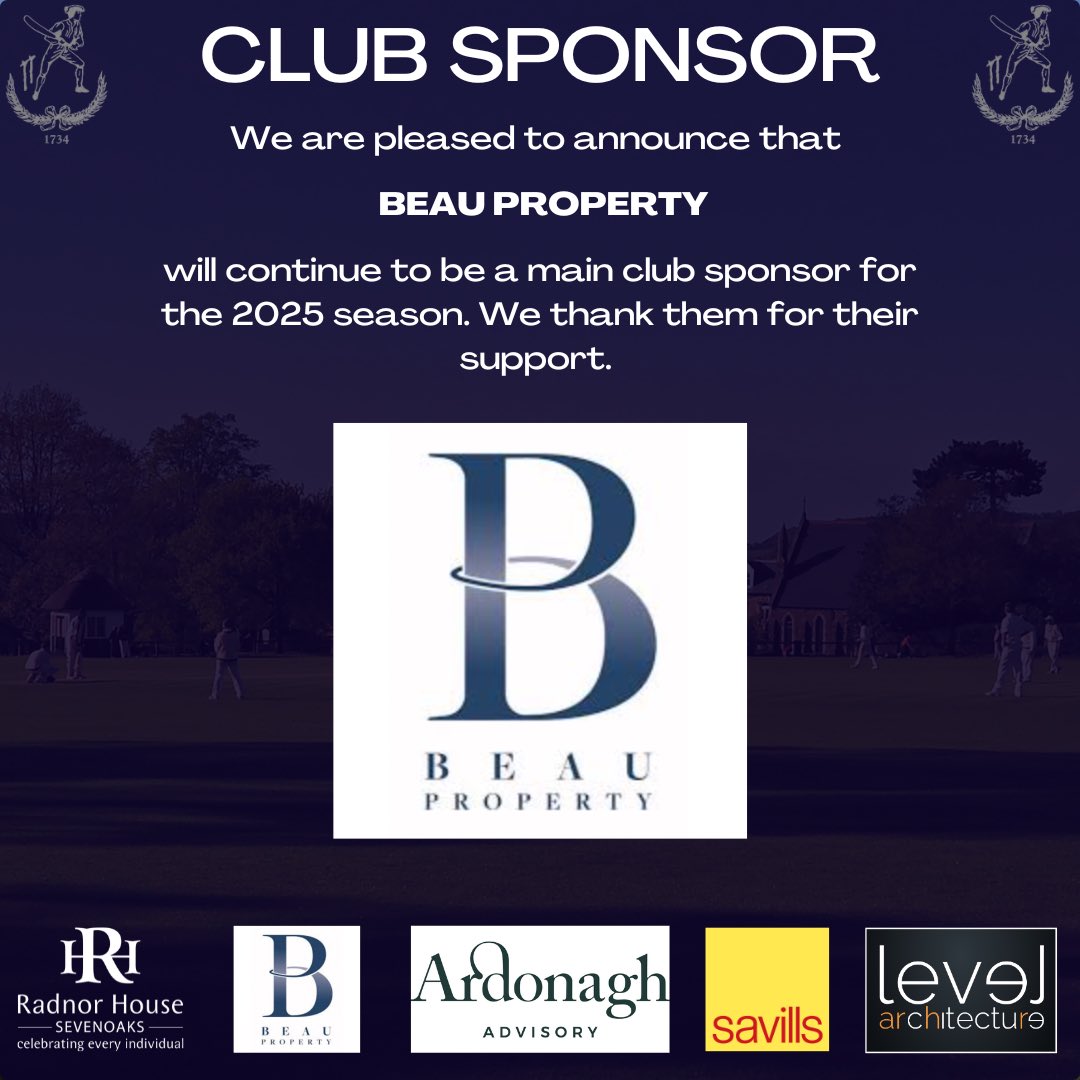 We’re pleased to announce that Beau Property will continue to sponsor the club for the 2025 season

#svcc1734