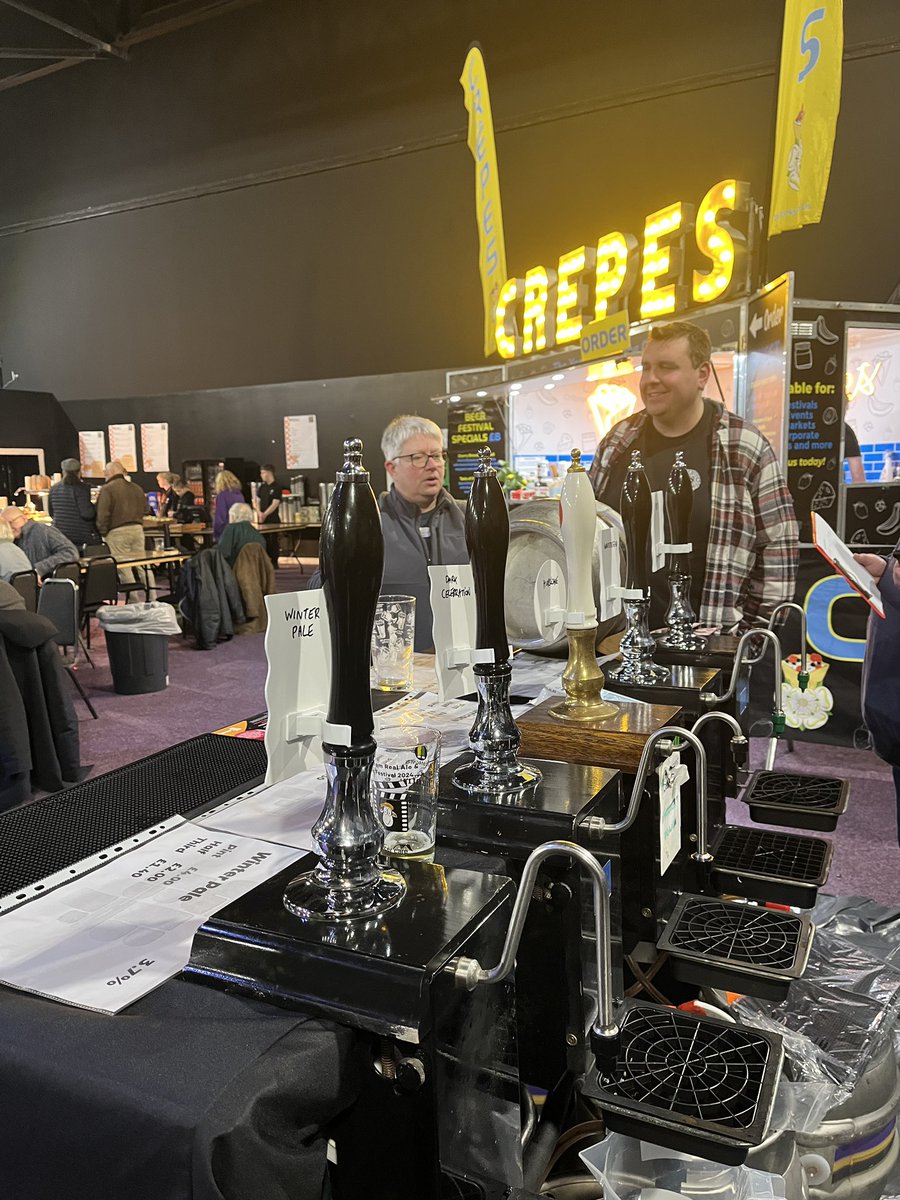 Third day of @gbbfwinter - you’ll find us in the main hall near the seating where we’re pouring some of our fab winter seasonals. Our Dark Celebration has been super popular and sold out! We’ve still got sone lovely pours available including Yeti and Wintersfiend 🍻