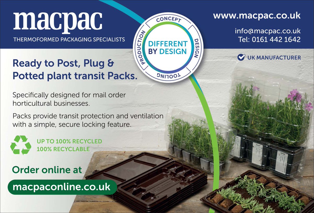 hortweek's tweet image. Ready to Post, Plug &amp;amp; Potted plant transit Packs advertised by @macpaclimited in February HortWeek

#horticulture #recycled #packaging #pots #mailorder macpac.co.uk
