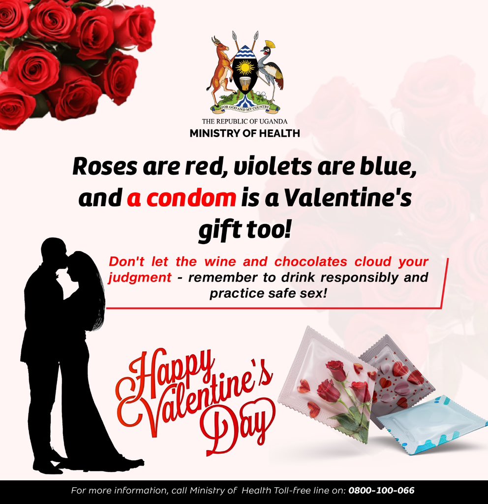 Happy Valentine’s Day! 

Don’t let the wine and chocolates confuse you. Drink responsibly and practice safe sex. 

#MOHatWork