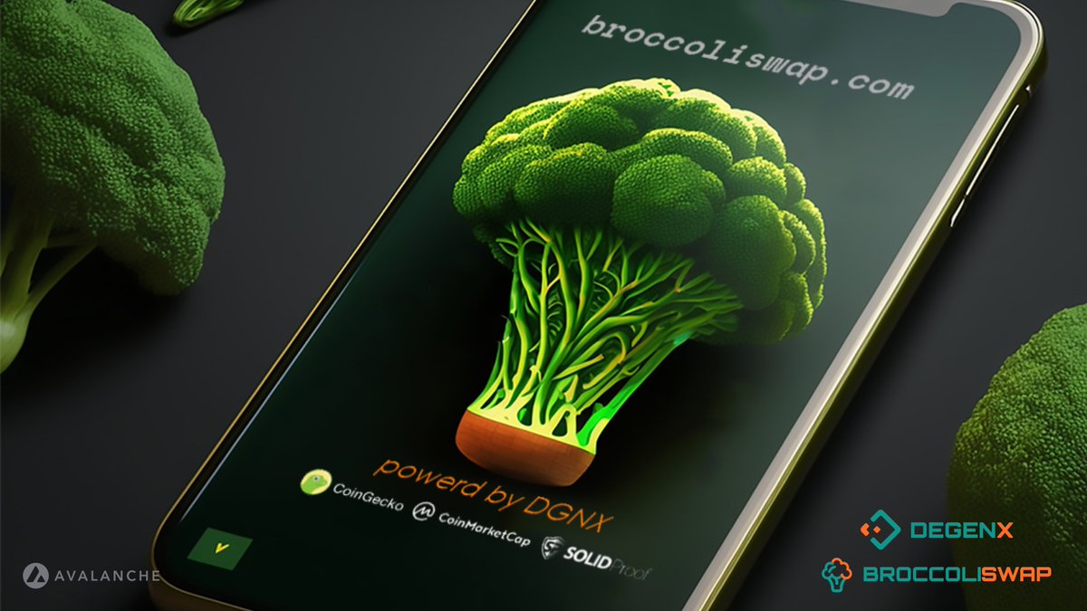 Because swapping crypto shouldn’t require a PhD in blockchain. 🥦 #broccoliswap #broccoli #dgnx #eth #avax
