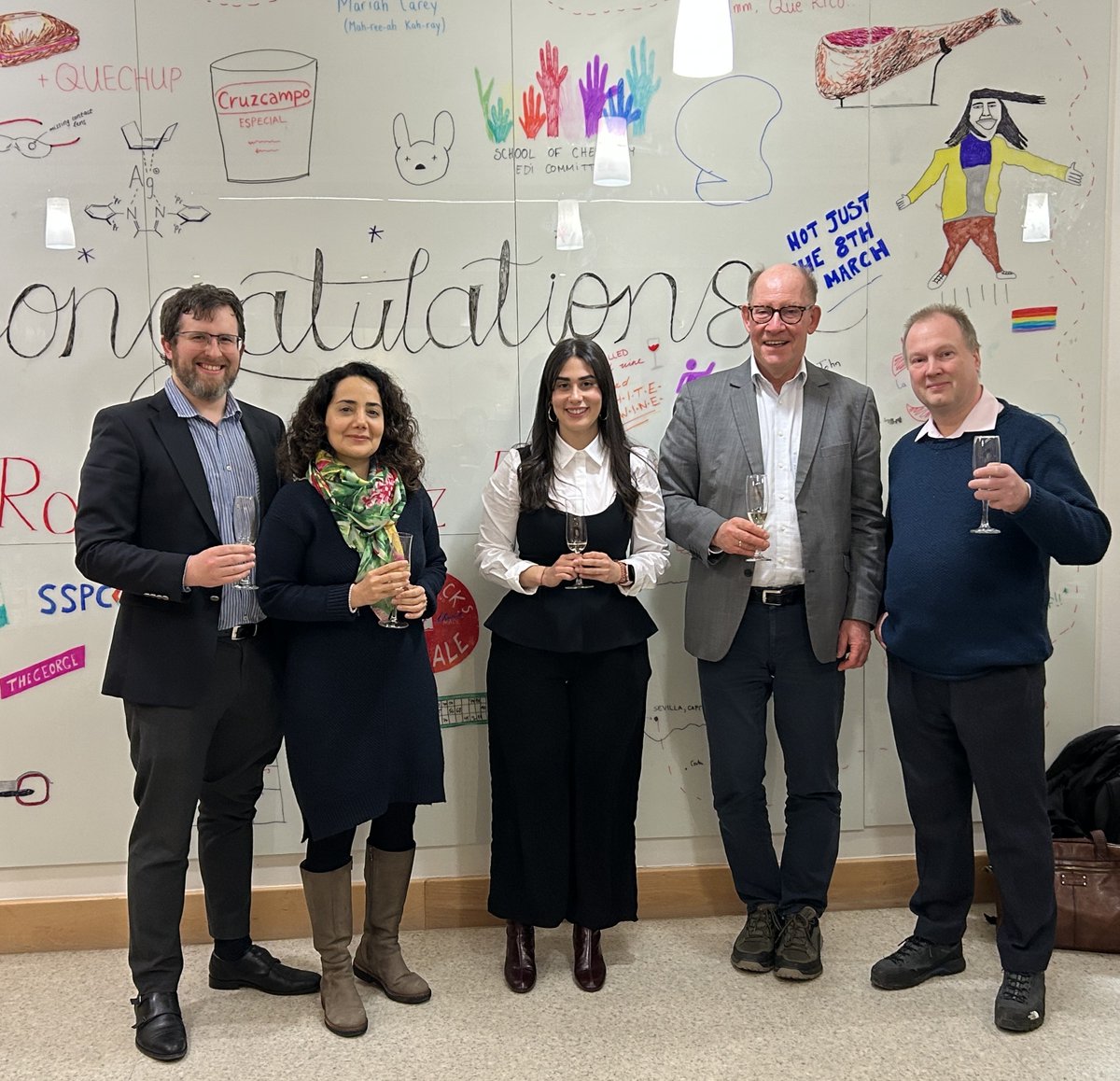 UCD Chemistry (@ucdchemistry) on Twitter photo Huge Congratulations to Rosa Fernández Pisón <a href="/rosafpison/">Rosa Fernández Pisón</a> who passed her PhD viva voce examination yesterday! Thanks to the exam committee <a href="/LeilaNegahdar/">Leila Negahdar</a> (Chair), <a href="/anbeirneach/">Iósaf Ó Beirne (Dr Joe Byrne 👨🔬🧪)</a> (Intern) and extern Prof. Mats Tilset Of Univ. of Oslo. Huge Congratulations to Rosa Fernández Pisón <a href="/rosafpison/">Rosa Fernández Pisón</a> who passed her PhD viva voce examination yesterday! Thanks to the exam committee <a href="/LeilaNegahdar/">Leila Negahdar</a> (Chair), <a href="/anbeirneach/">Iósaf Ó Beirne (Dr Joe Byrne 👨🔬🧪)</a> (Intern) and extern Prof. Mats Tilset Of Univ. of Oslo.