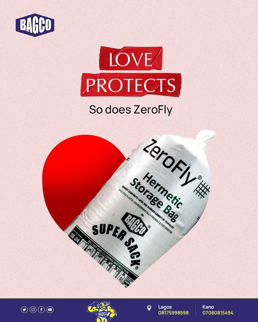 Just like love keeps hearts safe, ZeroFly protects your harvest. 

This season, show care in every way because true love always safeguards what matters most. 

Happy Valentine’s Day!

#valentinesday #bagcozerofly