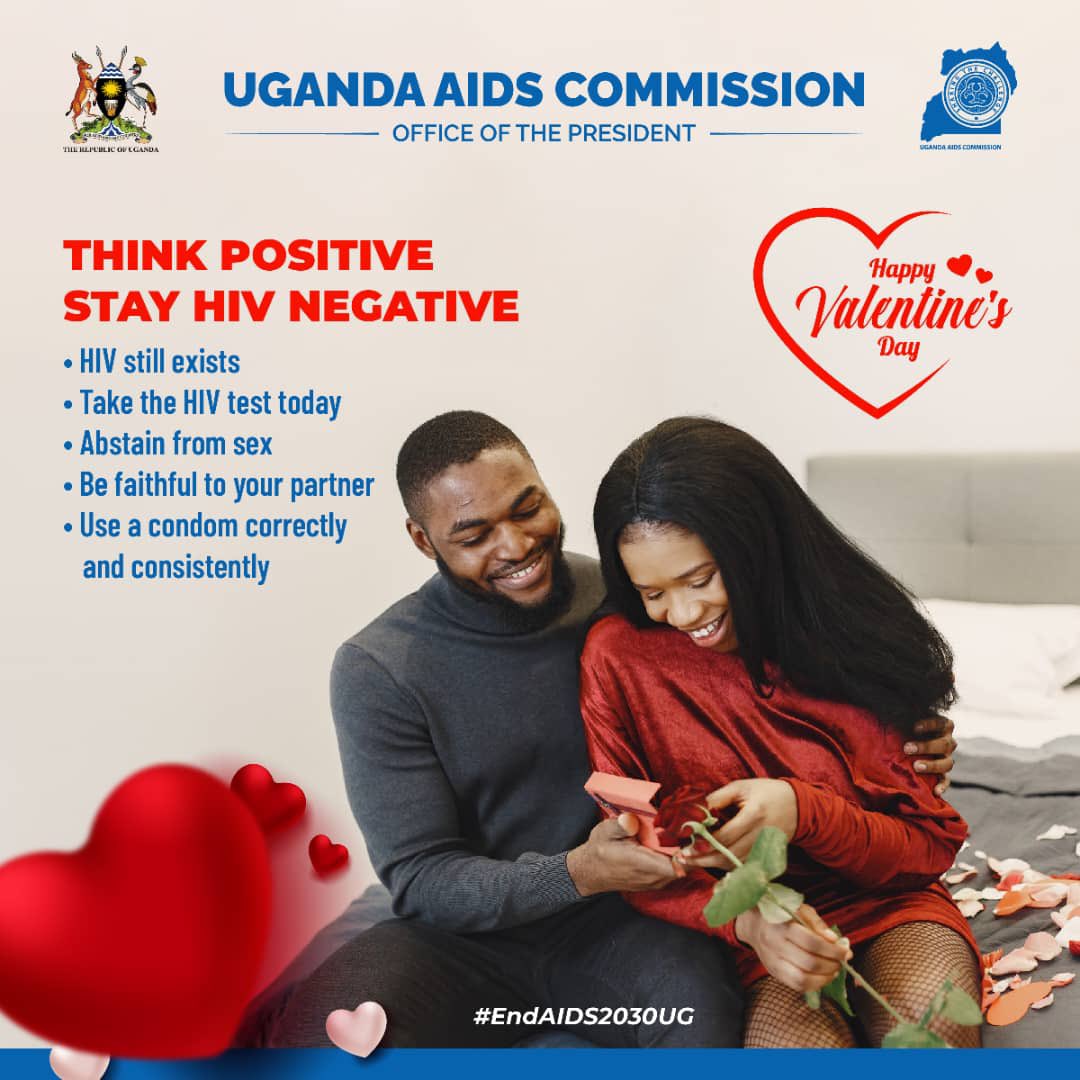 On this day❤️ Love is in the air but let us love carefully. Enjoy Valentine's day. Remember that HIV is still here ✅