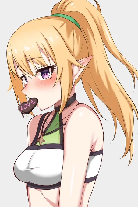バレンタイン準備してなかったので去年のお口でプレゼントするクロエ君載せときます 