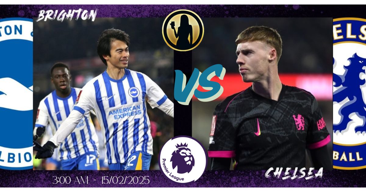 vietnamlch's tweet photo. 🔥 BRIGHTON vs CHELSEA – CUỘC CHIẾN CẤP LỬA TẠI AMEX! 🔥

🏆 Ngoại hạng Anh
📅 15/02/2025
🏟 Amex Stadium
💬 Bạn nghĩ đội nào sẽ giành chiến thắng? Bình luận ngay bên dưới!

#BrightonVsChelsea #PremierLeague #AmexStadium #DựĐoánTrúngThưởng #BóngĐá #livecasinohouse https://t.co/KnKLI8Q1as