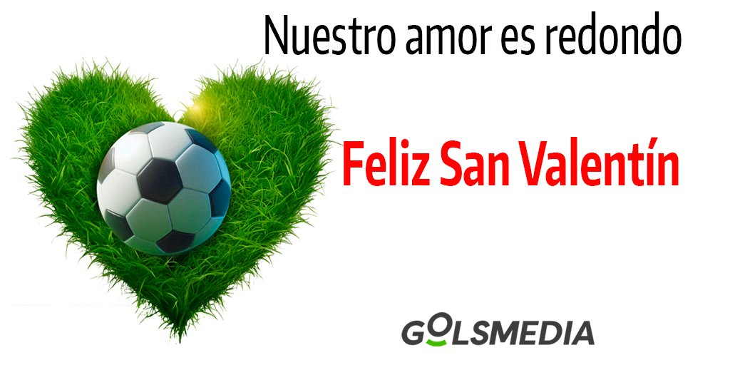 😍⚽ SAN VALENTÍN | ¿Qué es el #amor ?

"Sentimiento hacia otra persona que naturalmente nos atrae y que, procurando reciprocidad en el deseo de unión, nos completa, alegra y da energía para convivir, comunicarnos y crear" (RAE)

Nuestro amor es redondo ⚽❤️ #sanvalentin