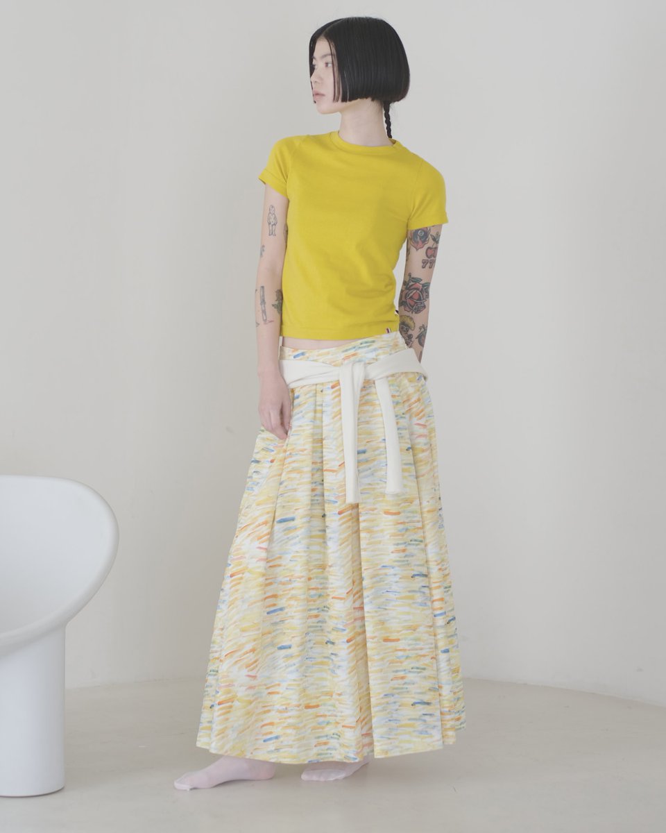 ヘラルボニーの新しいスカートとワンピース。 春風がそよぐような