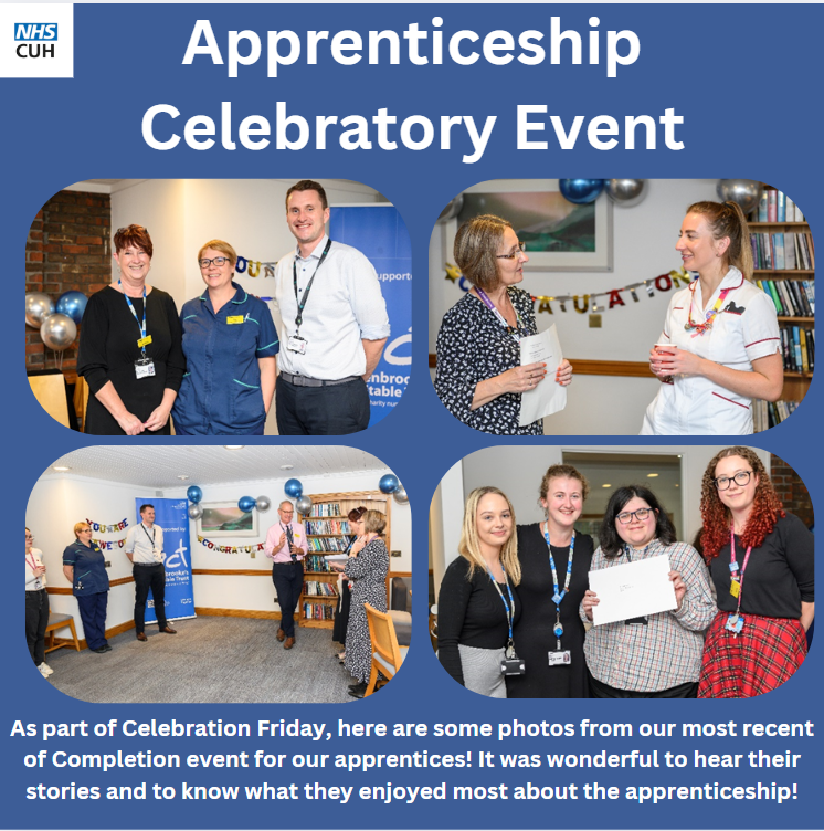 CUHWorkOpportunities (@cuhworkoppsteam) on Twitter photo When working as an apprentice here at CUH, we offer the chance for all of our apprentices to celebrate with us their success! Here are photos from our most recent event! 💙 <a href="/CUH_NHS/">Cambridge University Hospitals NHS</a> <a href="/CUH_Careers/">CUH Careers</a> <a href="/NHSEngland/">NHS England</a> #NAW #NAW2025 When working as an apprentice here at CUH, we offer the chance for all of our apprentices to celebrate with us their success! Here are photos from our most recent event! 💙 <a href="/CUH_NHS/">Cambridge University Hospitals NHS</a> <a href="/CUH_Careers/">CUH Careers</a> <a href="/NHSEngland/">NHS England</a> #NAW #NAW2025