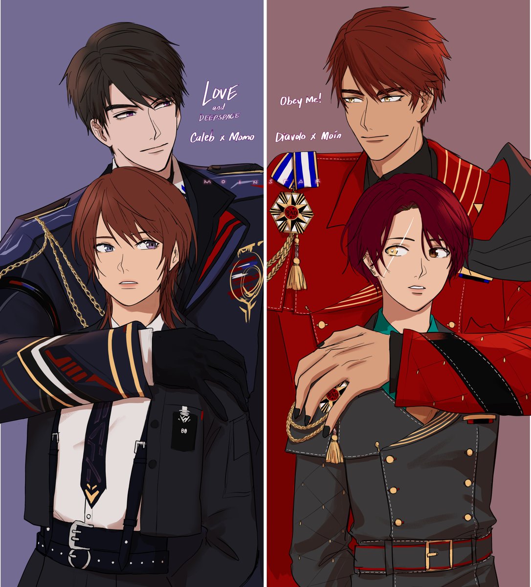 monnommoin's tweet image. My yumeship:
LaDs [CaleMomo] (1 yr)                           OM [DiaMoin] (5 yrs)
