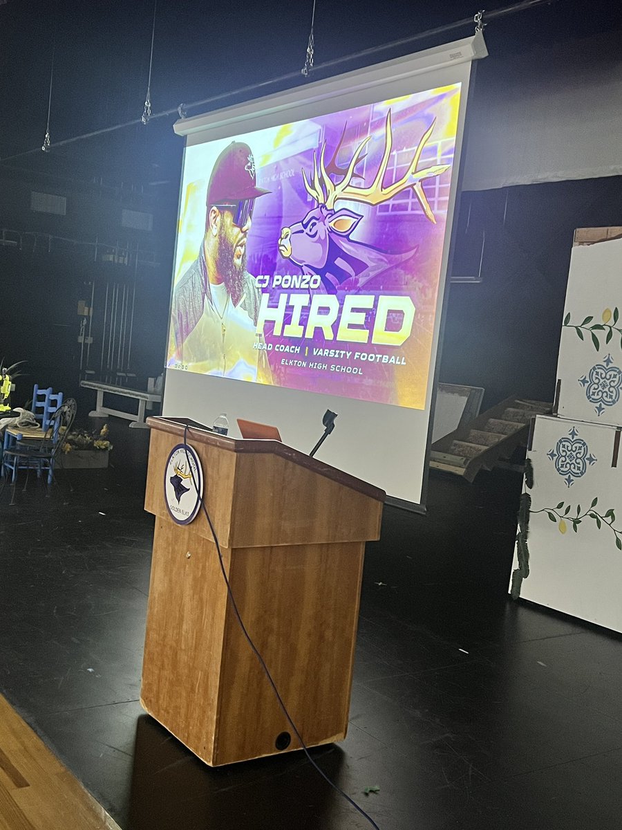 Coach CJ Ponzo (@coachponzoehs) on Twitter photo Today was surreal for me. I was blessed to come home to my alma mater as the new Varsity FB coach at <a href="/ElktonFootball/">Elkton High Football</a>. We’ve got a great group of young men and I’m excited to get to work and help them reach their potential on and off the field. The future is bright. #elktonmade Today was surreal for me. I was blessed to come home to my alma mater as the new Varsity FB coach at <a href="/ElktonFootball/">Elkton High Football</a>. We’ve got a great group of young men and I’m excited to get to work and help them reach their potential on and off the field. The future is bright. #elktonmade