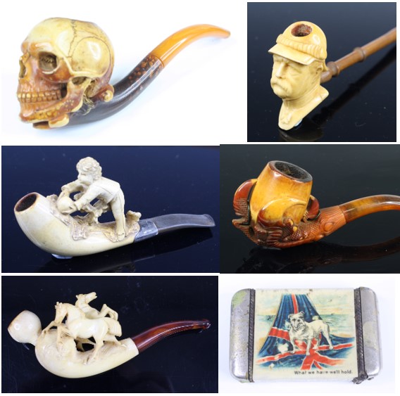 LacyScottKnight's tweet image. Put that in your pipe...
A remarkable single-owner collection of antique pipes and related effects will go under the hammer in our 22nd February Home & Interiors auction. Read more bit.ly/4hwxQIu