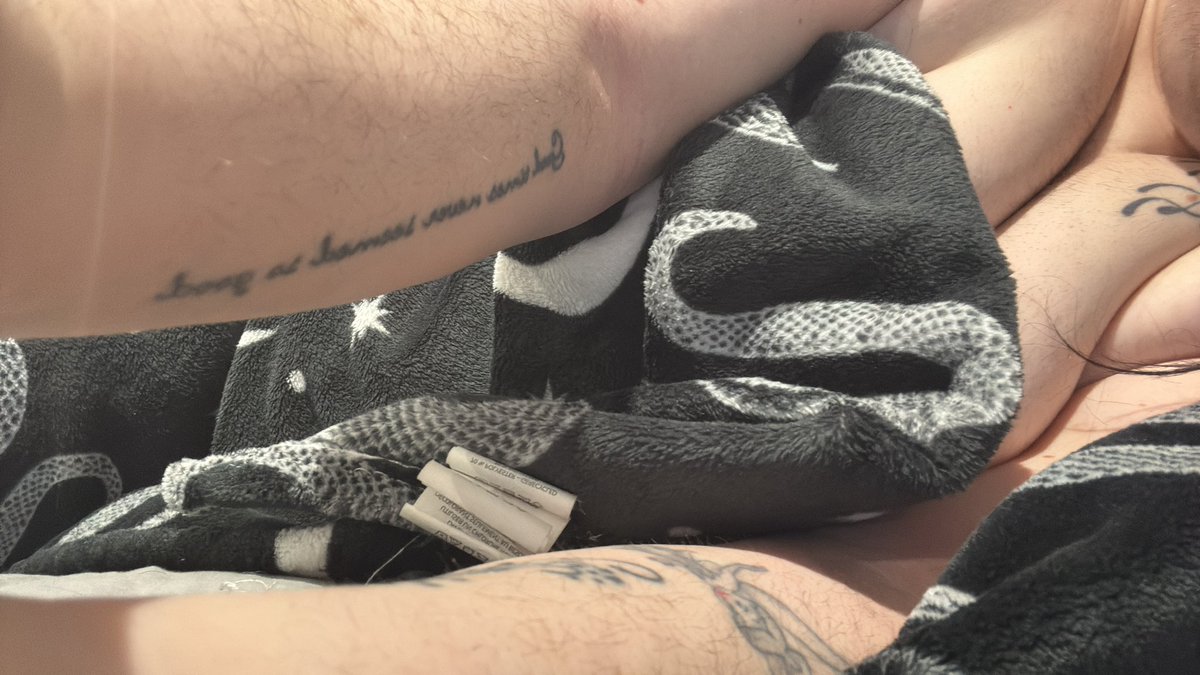 Spending the morning with my favourite blanket