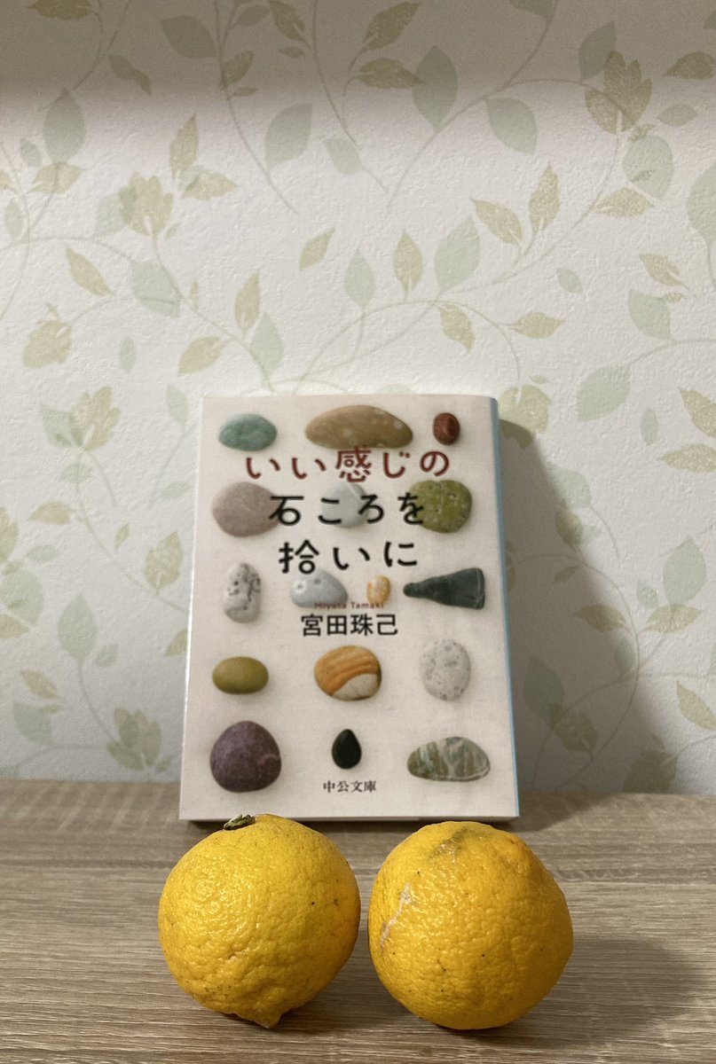 本屋で本買ったら柚子2個くれた