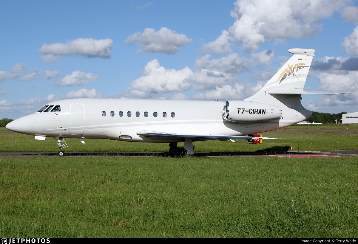 LebanonJets's tweet photo. #T7CIHAN of sketchy Turkish private jet company Black Eagle Havacilik arrived into Beirut from Dubai(DWC) first time in our 5-year database for this 2004-built Falcon 2000EX serial#28 is ex Rusaian #RA09619, #MRONE, #N4QG, #N2CC, #FGUFM, #FWWGC https://t.co/z4bEELcVLG