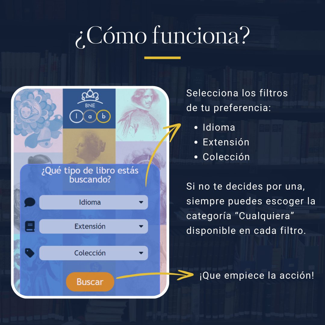BNE_biblioteca's tweet image. Con la #ePubteca, una app para filtrar y guardar tus lecturas favoritas de la colección de #ePubs de la @BNE_biblioteca, encontrarás muchos mundos de los que enamorarte. 💞#LibraryLoversDay
🔗bne.es/es/noticias/bn…