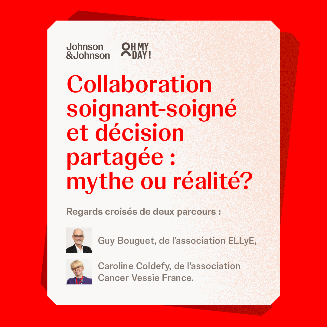 Johnson & Johnson Innovative Medicine France (@jnjinnovmedfra) on Twitter photo Comment mieux prendre en compte les besoins des patients et de leurs aidants à chaque étape du parcours de soins ?
🔎 Des témoignages à découvrir dans notre e-magazine sur le thème « Vivre avec la maladie » 👇
vivreaveclamaladie.fr/ohmyday-parcou…
<a href="/AssoELLyE/">ELLyE l’Association #Lymphomes #LLC</a> <a href="/CancerVessie/">Cancer Vessie France</a> Comment mieux prendre en compte les besoins des patients et de leurs aidants à chaque étape du parcours de soins ?
🔎 Des témoignages à découvrir dans notre e-magazine sur le thème « Vivre avec la maladie » 👇
vivreaveclamaladie.fr/ohmyday-parcou…
<a href="/AssoELLyE/">ELLyE l’Association #Lymphomes #LLC</a> <a href="/CancerVessie/">Cancer Vessie France</a>