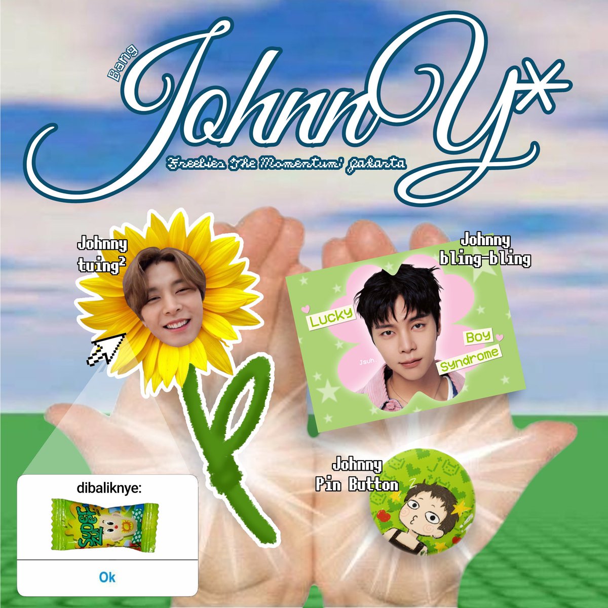 Assalamu’alaikum. Shalom, Ohm Swastiastu, Namo Budaya, Salam Kebajikan. Sejahtera bagi kita semua. 🙏🤲

THE MOMENTUM #Johnny freebies
➥ by <a href="/_chittapows/">J★</a> <a href="/lilfreak_jiw/">jiw🦋</a> @yonvelystuff 

🗓 : Sun, 16 Feb 2025
📍 : Indonesia Arena
🕒 : TBA
 #NEOCITY_THE_MOMENTUM_IN_JAKARTA #쟈니