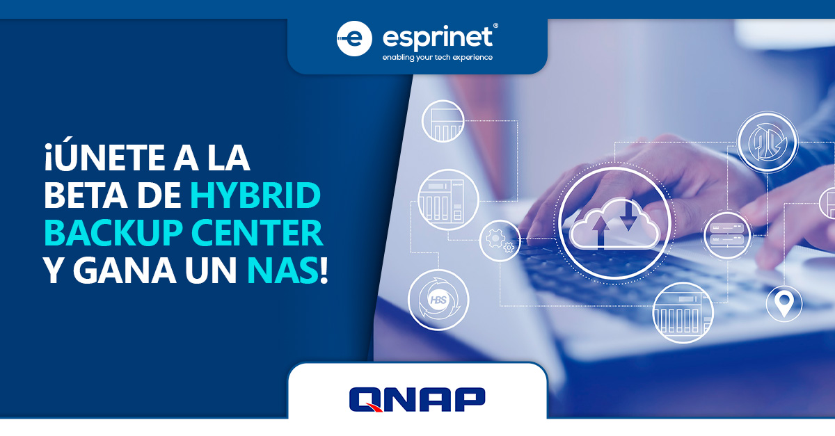 Esprinet Ibérica (@esprinet_es) on Twitter photo Únete a la beta de Hybrid Backup Center y gana un NAS
Desde Esprinet te ayudamos a simplificar la gestión de copias de seguridad con la solución centralizada de QNAP para monitorizar y administrar las tareas de tu NAS
Más info 📩 info.storage@esprinet.com Únete a la beta de Hybrid Backup Center y gana un NAS
Desde Esprinet te ayudamos a simplificar la gestión de copias de seguridad con la solución centralizada de QNAP para monitorizar y administrar las tareas de tu NAS
Más info 📩 info.storage@esprinet.com