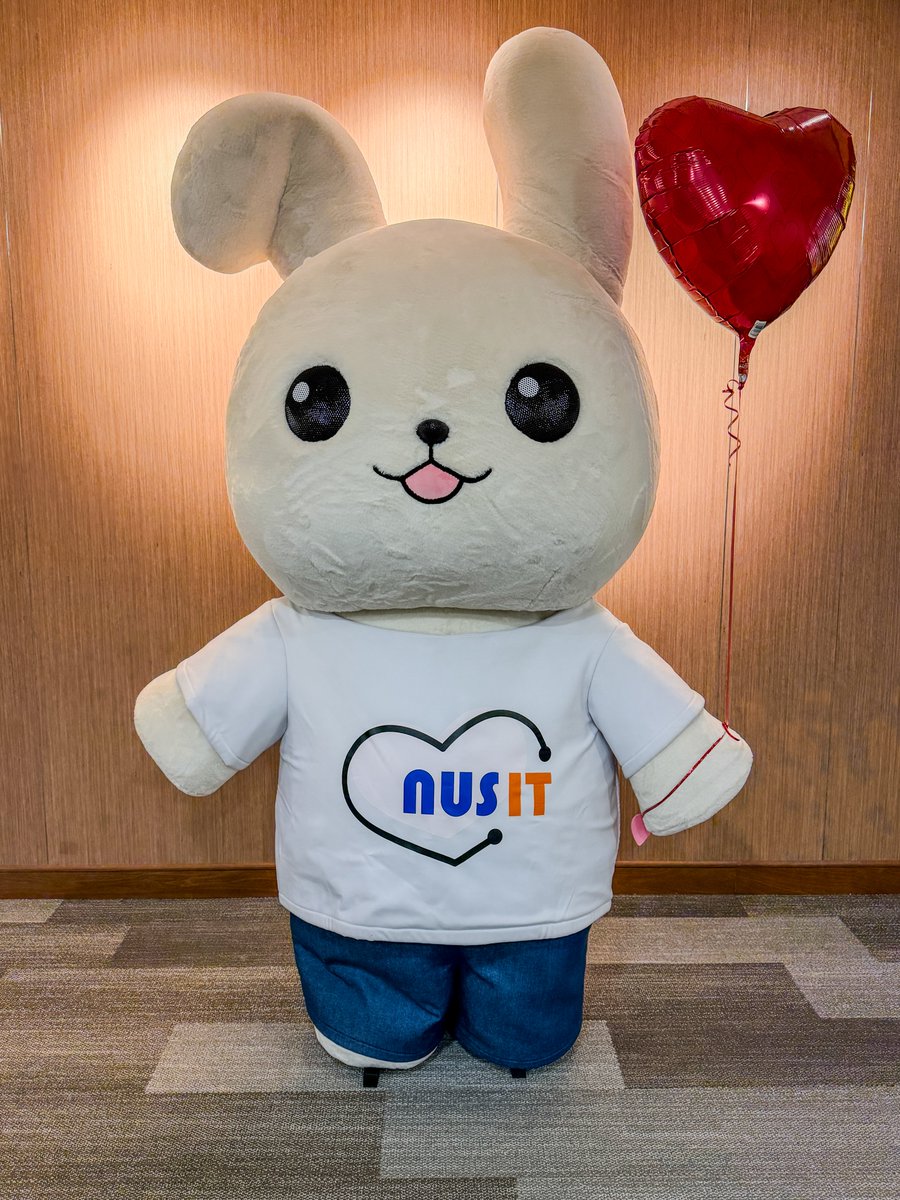 Love is like Wi-Fi—sometimes unstable, but with bITbIT, confirm got strong connection one! 🔥
Wishing everyone a Happy Valentine’s Day from NUS IT and bITbIT! 💖🐰

#FunAtNUSIT #ValentinesDay #love